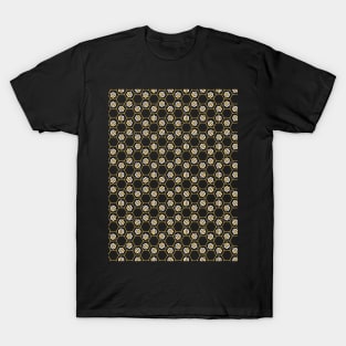 Cute Busy Bees Swarming On Honeycomb T-Shirt